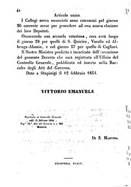 Raccolta degli atti del Governo di Sua Maestà il re di Sardegna